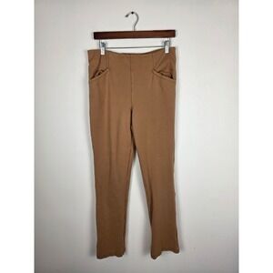 Maeve Anthropologie Womens Medium Split Hem Pocket Pants‎ Brown Casual